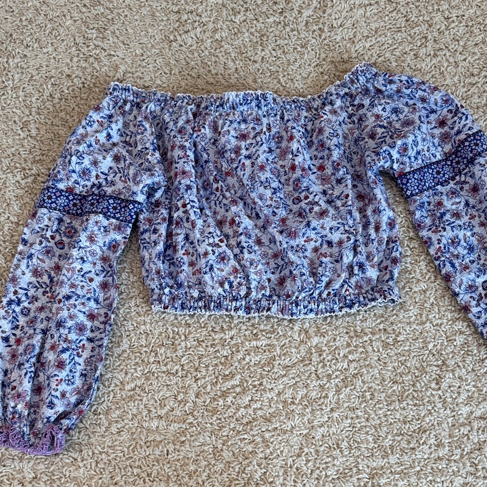 Poupette St. Barth Blue and Purple Skirt Set - Picture 6 of 6